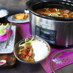 Crockpot Slowcooker 5.6L Time Select Hot