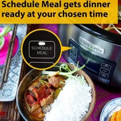 Crockpot Slowcooker 5.6L Time Select Hot