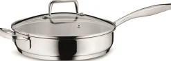 Smoorpan Kela Flavoria Zilver 24 cm