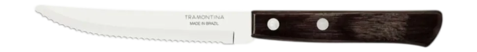 Snackmes Tramontina Landhaus Met Ronde Punt Bruin