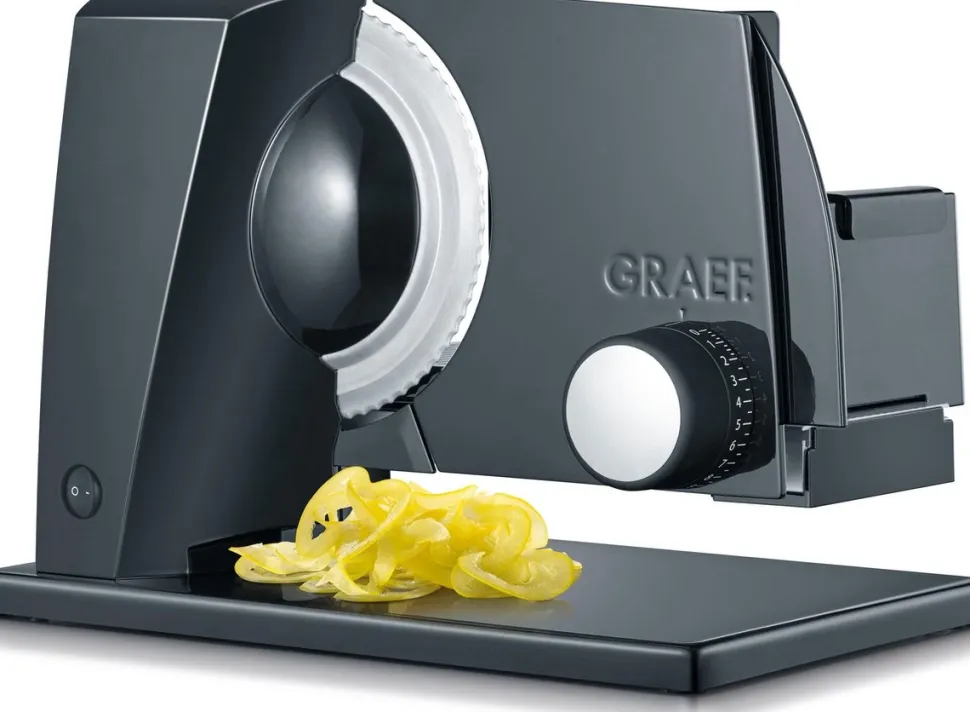 Snijmachine Graef Sliced Kitchen SKS110 Zwart