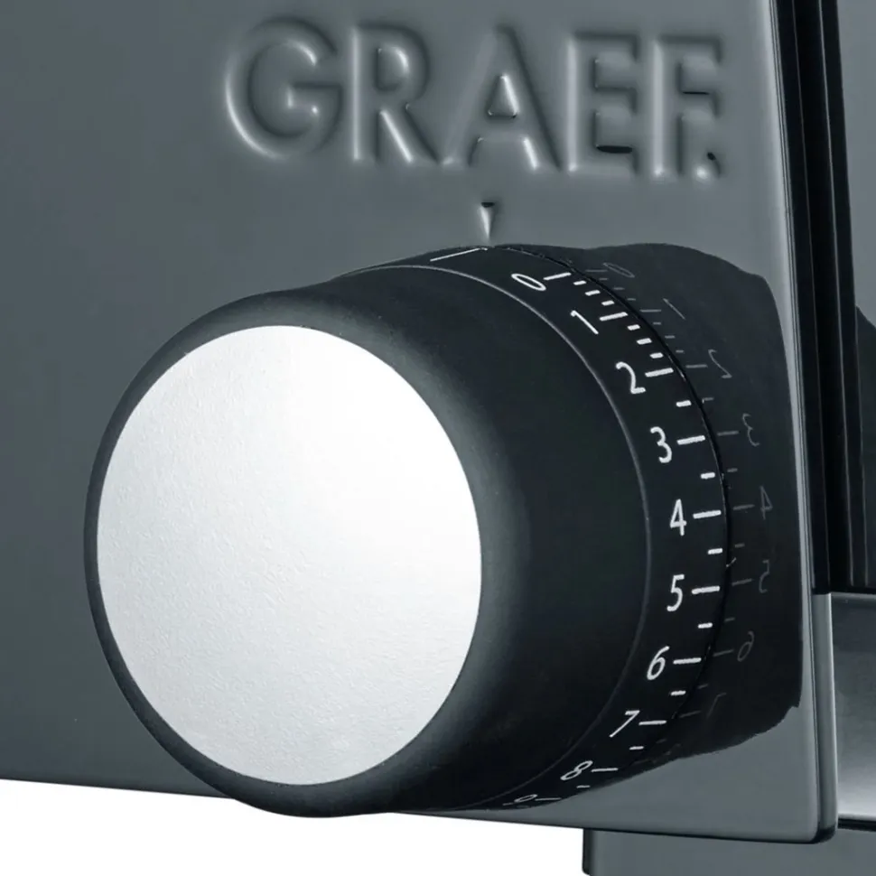 Snijmachine Graef Sliced Kitchen SKS100 Zwart
