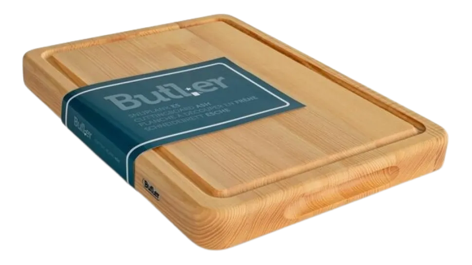 Snijplank Butler Essenhout met Ril (40 x 30 x 4 cm)