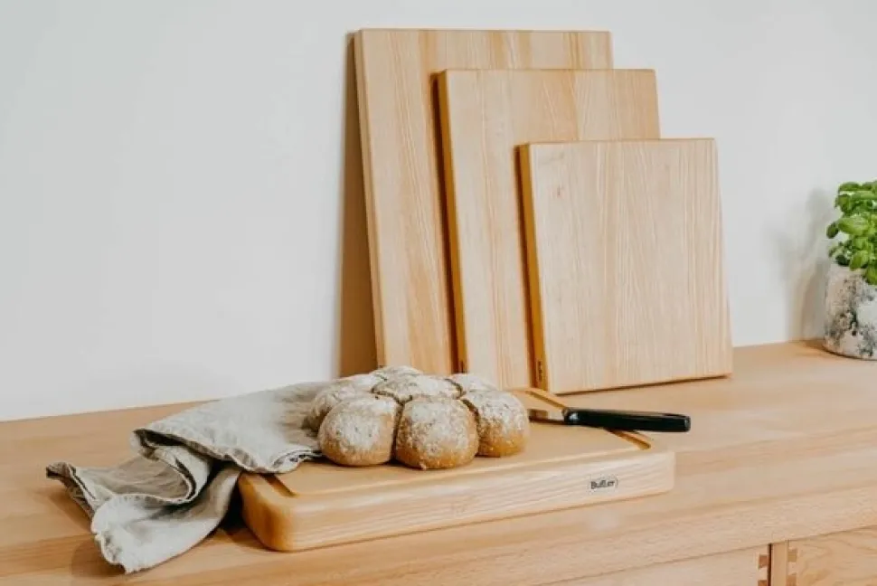 Snijplank Butler Essenhout met Ril (40 x 30 x 4 cm)