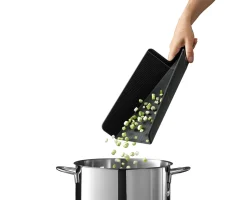 Snijplank Joseph Joseph Chop2Pot Plus Opvouwbaar Klein Zwart