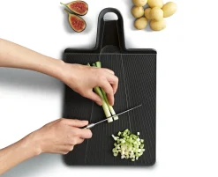 Joseph Joseph Snijplank Chop2Pot Plus Opvouwbaar Groot Zwart Hot
