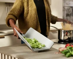 Joseph Joseph Snijplank Chop2Pot Plus Opvouwbaar Klein Licht Blauw Online
