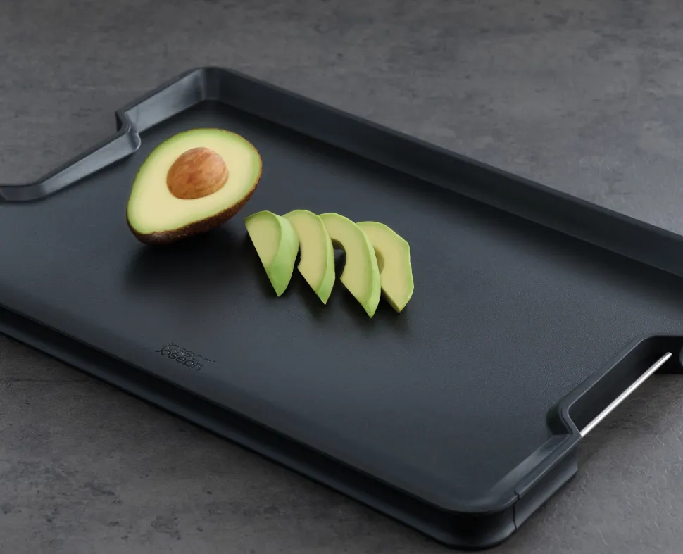 Snijplank Joseph Joseph Cut&Carve Plus Extra Groot Zwart