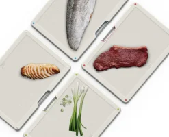 Snijplank Joseph Joseph Folio Board Set Light Stone (Set van 4)