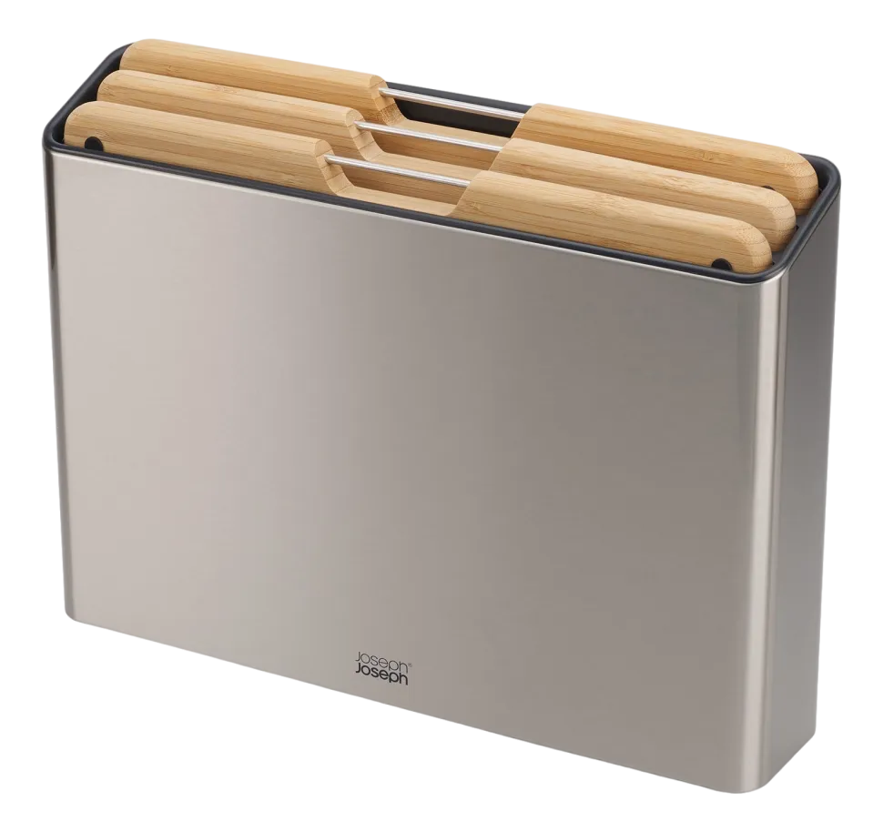 Snijplank Joseph Joseph Folio Steel Bamboo (3-delig)