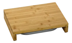 Snijplank Kela Kenina Met Gastronorm Bak Large Bruin (2-Delig)