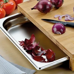 Snijplank Kela Kenina Met Gastronorm Bak Large Bruin (2-Delig)