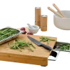 Kela Snijplank Kenina Met Gastronorm Bak Bruin (4-Delig) Hot