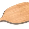 Snijplank Pebbly Met Handvat en Sapgeul Medium 40x22 cm