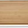 Snijplank Pebbly Met Sapgeul Medium White 35x25 cm