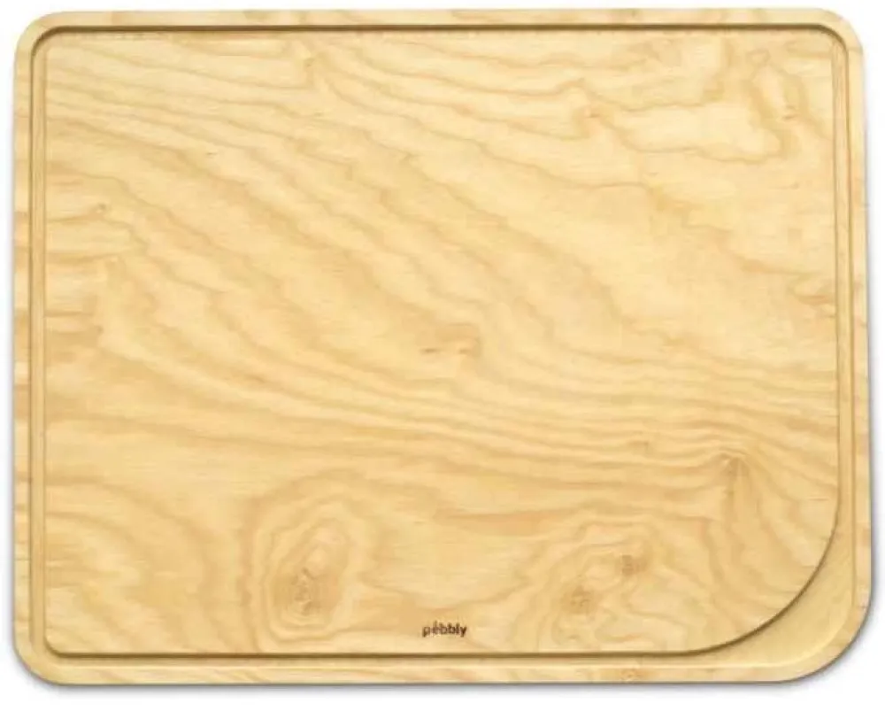 Pebbly Snijplank Met Sapgeul Extra Large Naturel 50x40 cm Clearance