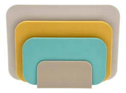 Snijplank Rosti set Choptima Beach 35,5 x 26,5 cm (Set van 3 + houder)