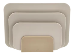 Snijplank Rosti set Choptima Humus 35,5 x 26,5 cm (Set van 3 + houder)