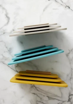 Snijplank Rosti set Choptima Humus 35,5 x 26,5 cm (Set van 3 + houder)