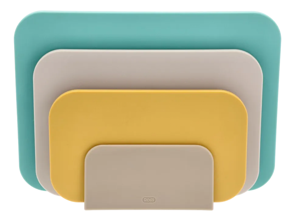 Snijplank Rosti set Choptima Ocean 35,5 x 26,5 cm (Set van 3 + houder)