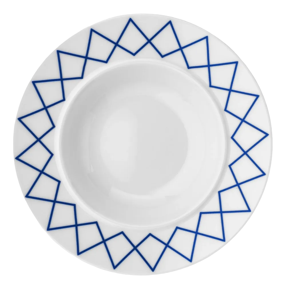 Alessi Soepbord My Beautiful China White 23 cm (Set van 4) Discount