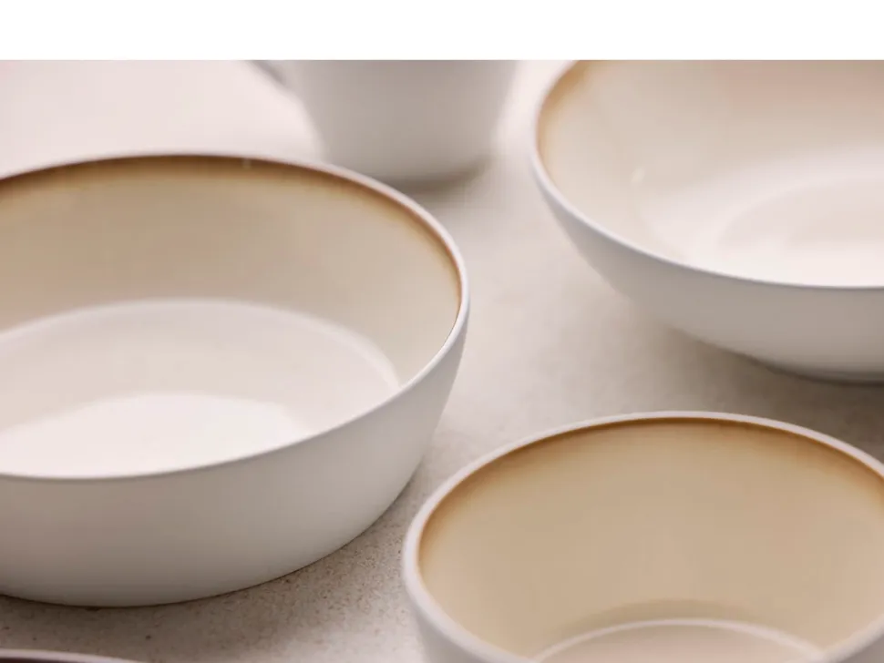 Soepkom Bitz Gastro White / Cream 18 cm (Set van 6)