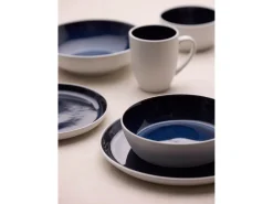 Bitz Soepkom Gastro White / Dark Blue 18 cm (Set van 6) Outlet