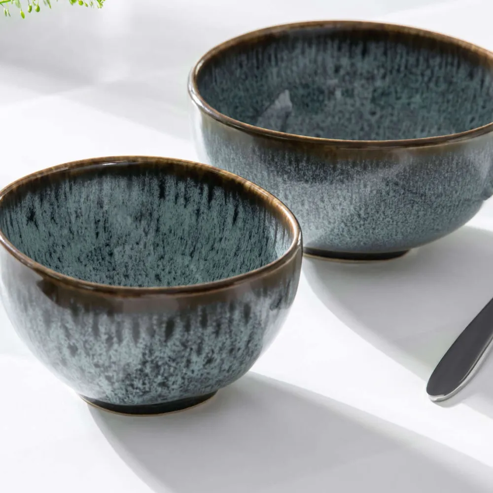Like by Villeroy & Boch Soepkom Villeroy & Boch Lave Blauw (Set van 4) New