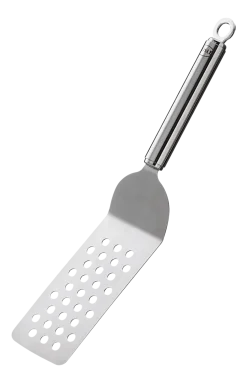 Spatel Gebogen En Geperforeerd Rösle Keuken 32 cm