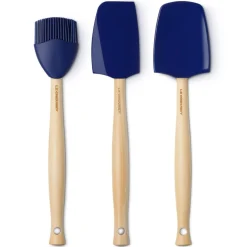 Spatelset Le Creuset Silicone Premium Azure (3-Delig)
