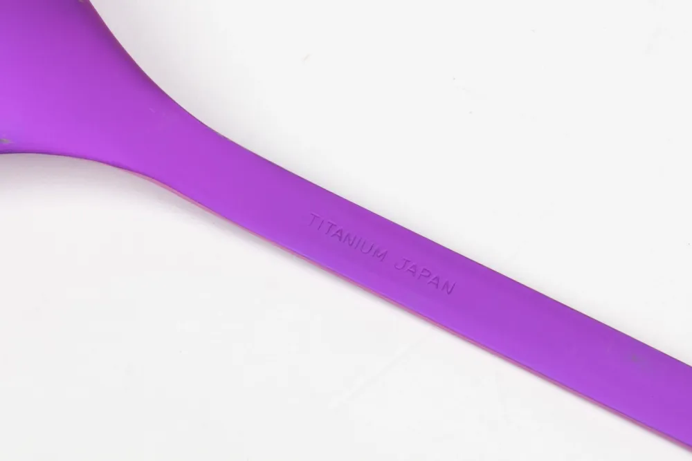 Snow Peak Spork Titanium Spork Purple