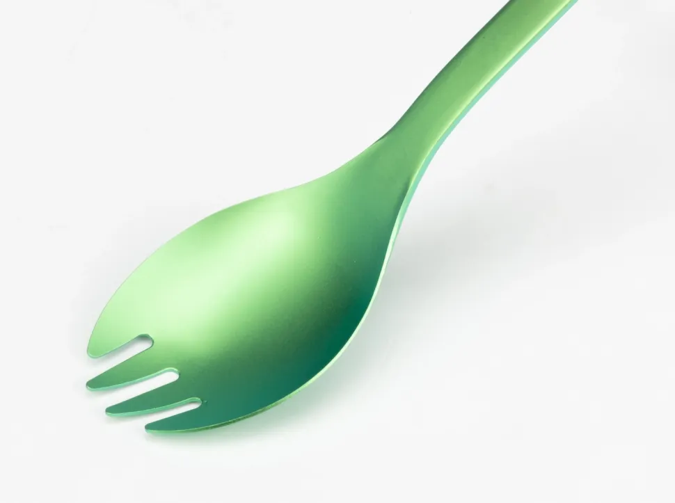 Spork Snow Peak Titanium Spork Green