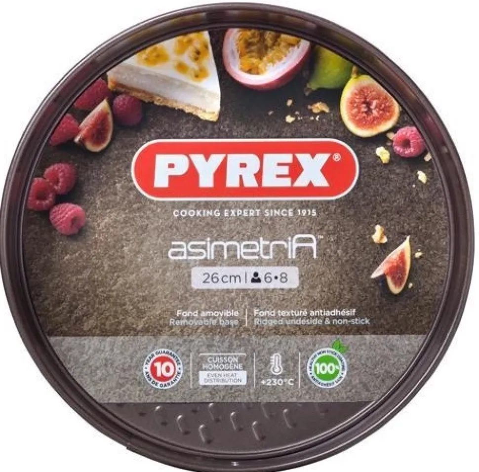 Springvorm Pyrex Asimetria Bruin 26 cm