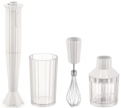 Alessi Staafmixer 4-Delige Set Plisse White Sale