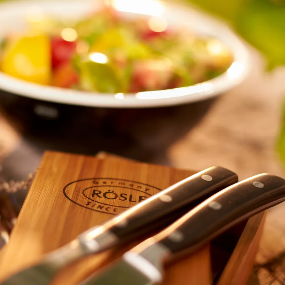 Rosle Steak Bestekset Rösle Zwart (4-delig) Outlet
