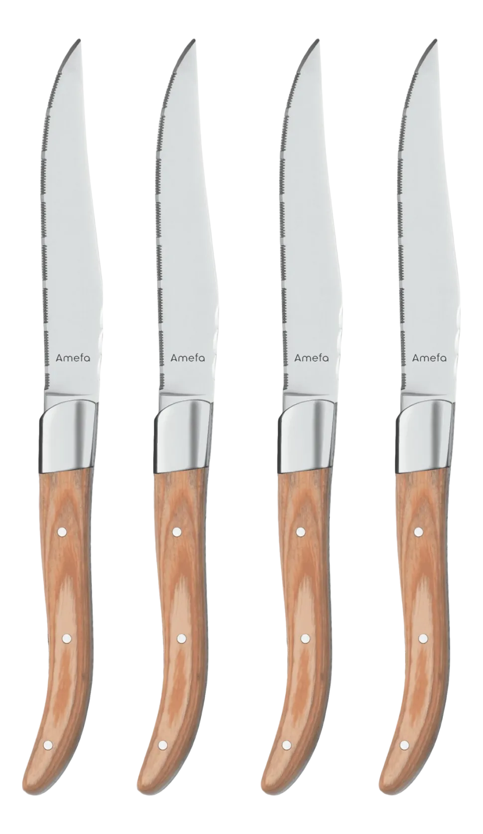 Steakmes Amefa Royal Steak Naturel (4-delig)