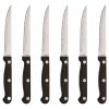 Steakmes Amefa Steak Zwart (Set van 6)