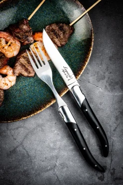 Laguiole Style de Vie Steakmes Luxury Line Zwart Ebbenhout (6-Delig)