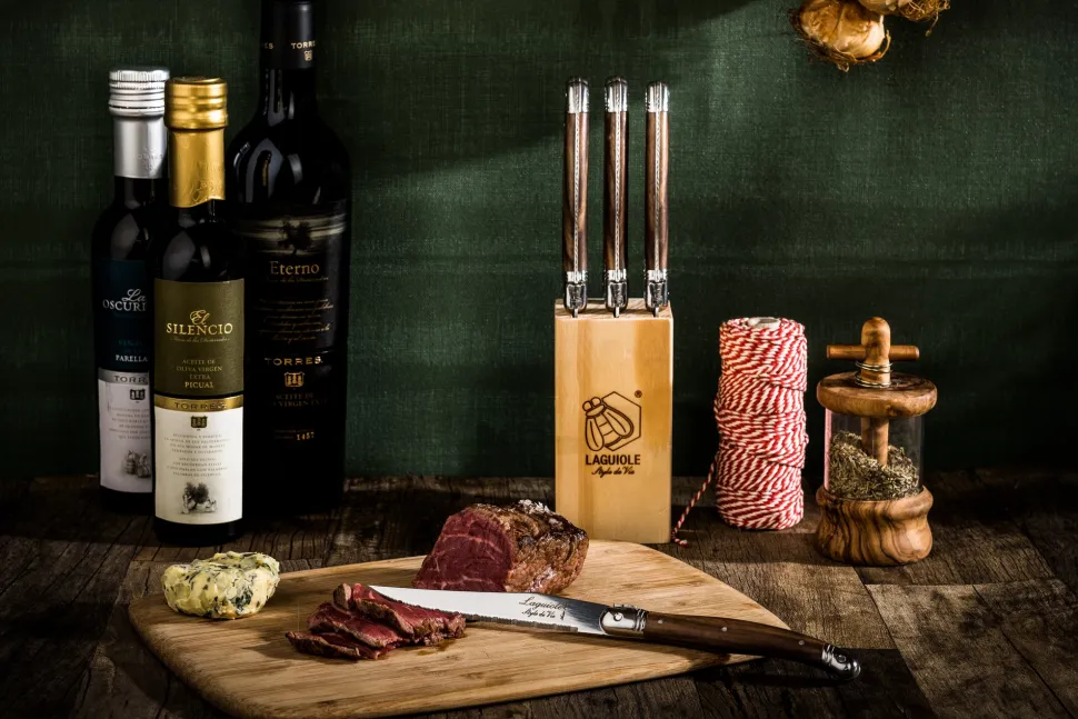 Steakmes Laguiole Style de Vie Premium Line Dark Wood ABS (6-Delig)