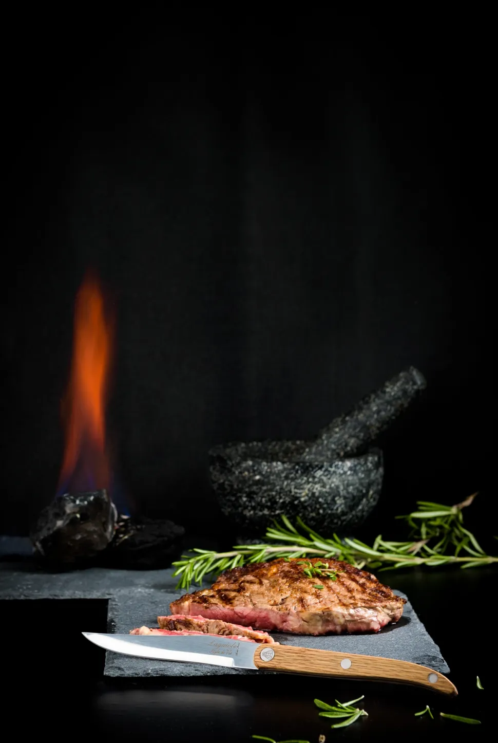 Steakmes Laguiole Style de Vie Innovation Line Eiken Glad (6-Delig)