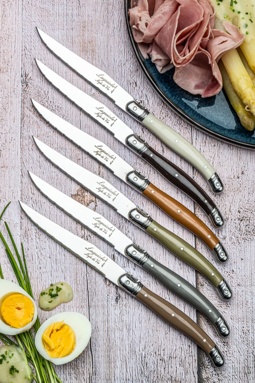 Laguiole Style de Vie Steakmes Premium Line Treasure (6-Delig) Discount