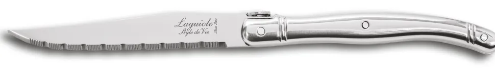 Steakmes Laguiole Style de Vie Premium Line RVS (6-Delig)