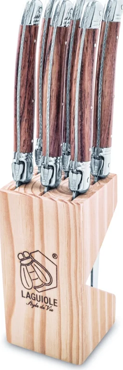 Laguiole Style de Vie Steakmes Premium Line Wood ABS (6-Delig) Sale