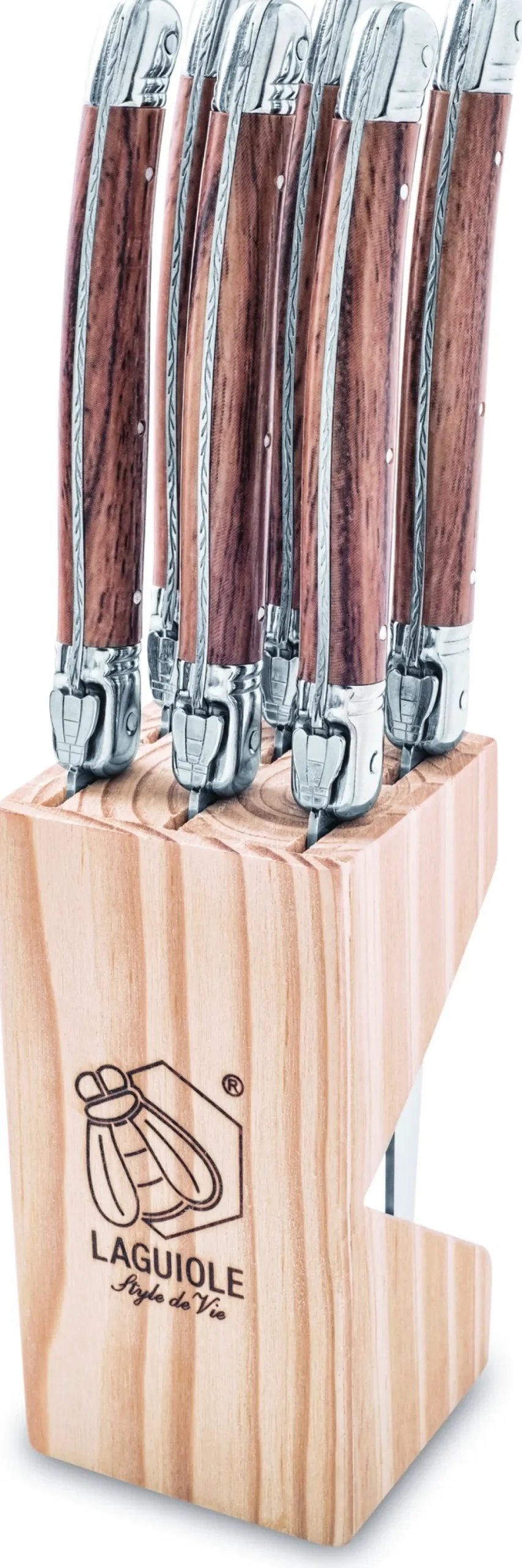 Laguiole Style de Vie Steakmes Premium Line Wood ABS (6-Delig) Sale