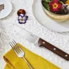 Steakmes Sambonet Porterhouse Steel Wood (Set van 2)