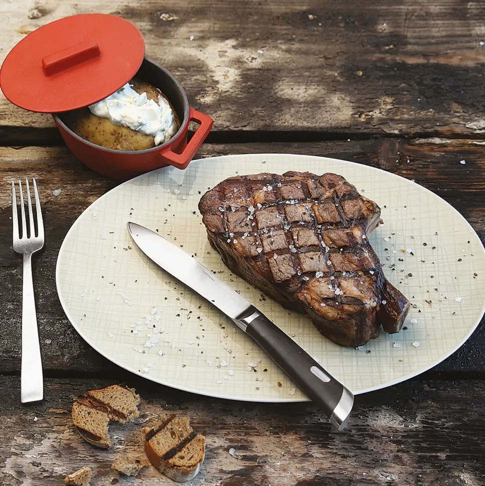 Steakmes Sambonet T-Bone Silver
