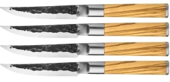 Steakmessen Forged Olive 11,5 cm (4-Delig)