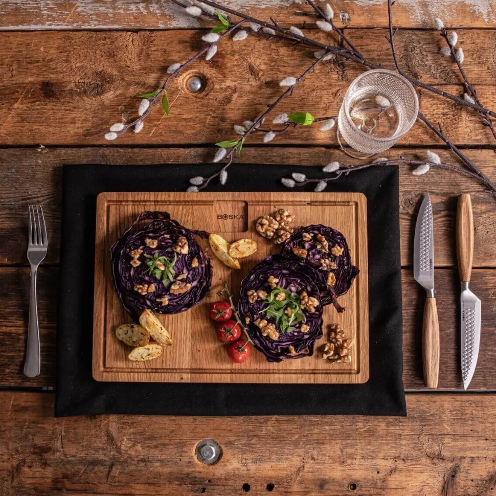 Steakmessenset Boska Oslo+ Brown / Silver (Set van 4)