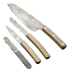 Steakmes Serax Surface Cutlery By Sergio Herman Steel Grey 23,8 cm