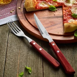Steak- of Pizzamessenset Tramontina Spaanse Stijl Rood (Set van 6)